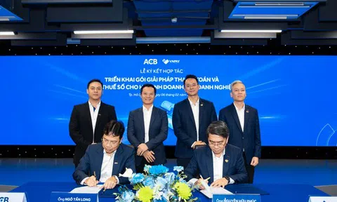 ACB hợp tác với VNPAY giúp hộ kinh doanh, doanh nghiệp dễ dàng thanh toán và nộp thuế số