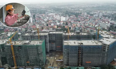 Công nhân vẫn bám công trường NƠXH từng 'nóng' chuyện dân xếp hàng xuyên đêm nộp hồ sơ