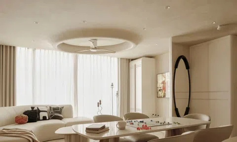 Tận dụng ánh sáng tự nhiên lan tỏa toàn bộ không gian của ngôi nhà hơn 120m2