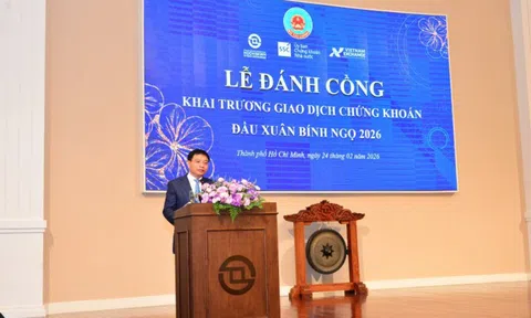 Năm 2026 phấn đấu quy mô thị trường chứng khoán đạt ít nhất 100% GDP