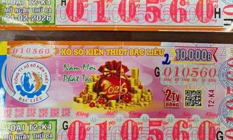 Xổ số miền Nam: Một đại lý liên tục bán trúng độc đắc đài Bạc Liêu