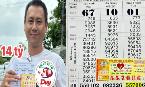 Xổ số miền Nam: Mua vé số ngoài ý muốn nhưng bất ngờ trúng độc đắc 14 tỉ đồng
