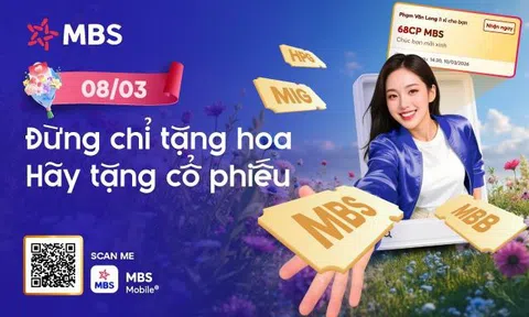 Vừa "khuấy đảo" mùa Tết, tính năng Lì xì cổ phiếu của MBS lại "gây sốt" dịp 8/3