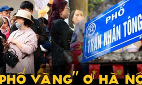 [CLIP] Con đường gần 1km ở Hà Nội có cả chục tiệm vàng: Bên xếp hàng dằng dặc - bên lại vắng tanh, vì sao?