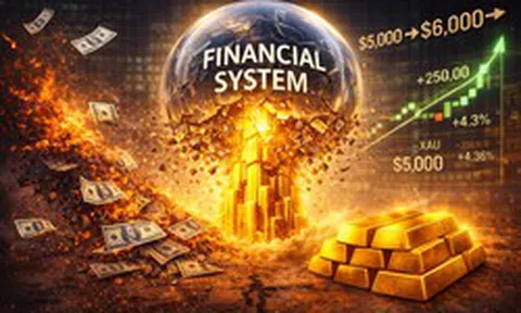 Vàng bốc hơi hàng trăm USD, người mua lỗ tiền tỷ: Vì sao chuyên gia vẫn nói đến "thời điểm 6.000 USD"?