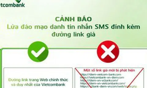 Vietcombank phát cảnh báo tới toàn bộ khách hàng