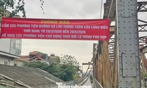 Cấm xe qua cầu Long Biên trong 2 tháng, người dân di chuyển thế nào?