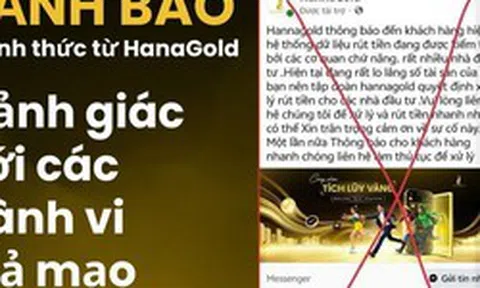Tiệm vàng HanaGold 3 lần lên tiếng, nhưng điều nhà đầu tư quan tâm nhất chưa rõ câu trả lời