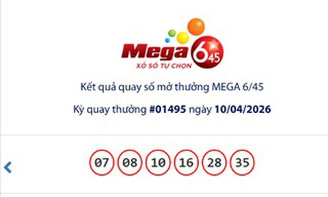 Xổ số Vietlott có vé Mega 6/45 trúng giải Jackpot hơn 79,1 tỉ đồng