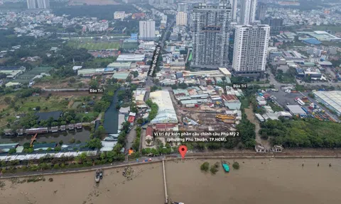 Kiến trúc nút giao vòng xoắn 2 tầng độc đáo của cầu Phú Mỹ 2