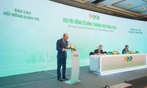 ĐHĐCĐ OCB: Mục tiêu lợi nhuận 2026 tăng 39% so với năm 2025, đạt 6.960 tỷ đồng; tăng vốn điều lệ lên trên 30.600 tỷ