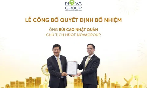 Ông Bùi Cao Nhật Quân thay cha làm Chủ tịch HĐQT NovaGroup