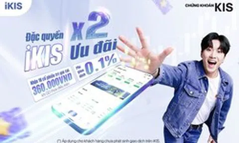 KIS: ưu đãi phí 0,1%, tặng cổ phiếu cho nhà đầu tư quay lại