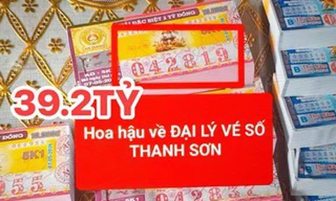 Xổ số miền Nam: Liên tục xuất hiện nguyên cây 160 vé trúng 39,2 tỉ đồng