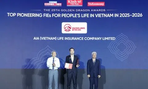 AIA Việt Nam được vinh danh tại giải thưởng Rồng Vàng 2026