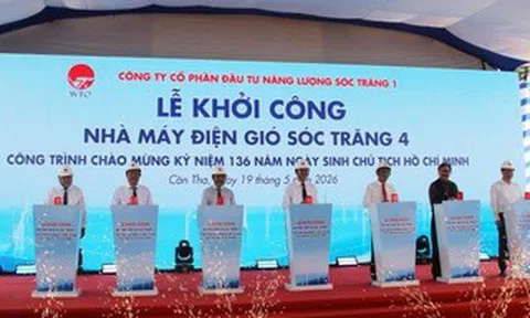Cần Thơ khởi công 2 dự án điện gió tổng vốn đầu tư gần 24.000 tỉ đồng