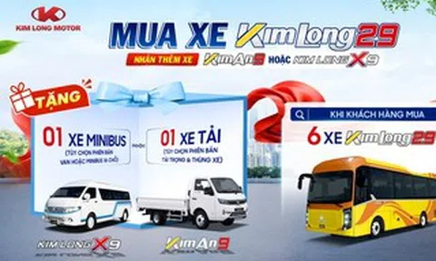 Ưu đãi hấp dẫn: Mua KIMLONG29, nhận ngay KIMLONGX9 hoặc KIMAN9
