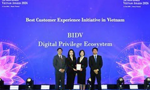 BIDV nhận giải thưởng Sáng kiến Trải nghiệm khách hàng tốt nhất Việt Nam