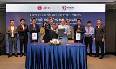 Lotte và Phát Đạt chính thức ký kết Hợp đồng Hợp tác Đầu tư dự án Lotte Eco Smart City Thu Thiem