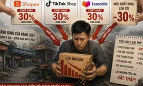 Rời mặt bằng 70 triệu/tháng để lên sàn TMĐT, chủ shop cay đắng: Bán càng nhiều càng lỗ, có người phải 'nộp tô' 400 triệu đồng/mùa Tết