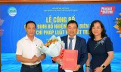 Ông Phan Văn Lâm được bổ nhiệm làm Tổng Biên tập Tạp chí Pháp luật và Phát triển