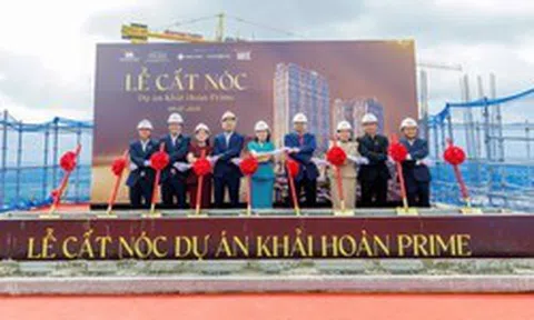 Chính thức cất nóc, Khải Hoàn Prime bước vào giai đoạn hoàn thiện và bàn giao