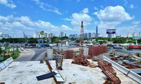 Cận cảnh dự án nút giao hiện đại nhất TP.HCM tiếp tục trễ hẹn