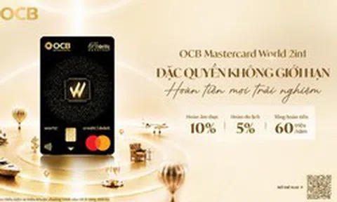 OCB nâng cấp dòng thẻ Mastercard World 2in1, chiều lòng tín đồ mê du lịch