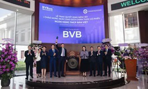 BVBank chính thức niêm yết cổ phiếu BVB trên sàn HoSE từ hôm nay 21/7