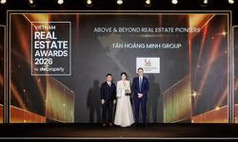 Giải mã lý do Tân Hoàng Minh giành giải tại Dot Property Vietnam Real Estate Awards 2026