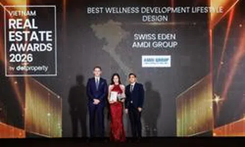 AMDI Group thắng lớn với Swiss Eden tại Dot Property Vietnam Awards 2026