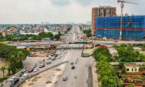 Toàn cảnh hầm chui 6 làn xe ở Hà Nội sau 9 tháng thi công