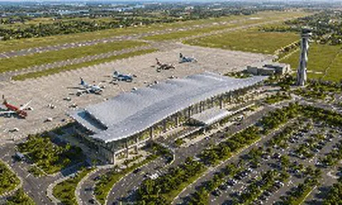 Việt Nam sắp có 1 sân bay mới 100% tại miền Trung được bầu Hiển đầu tư: Đường băng dài 2,4 km, tháp không lưu 11 tầng đã cất nóc, đón chuyến bay đầu tiên ngay cuối năm nay
