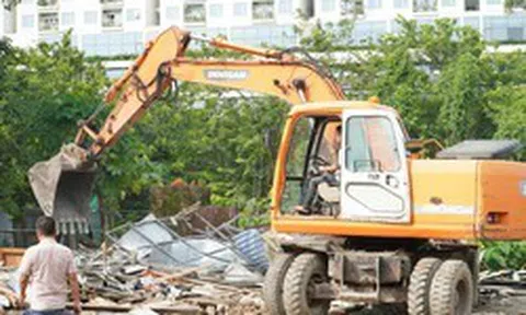 Phường Đại Mỗ cưỡng chế thu hồi đất thực hiện dự án nhà ở xã hội Tố Hữu
