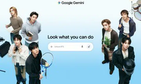 Google đang dùng BTS để hướng dẫn người hâm mộ cách dùng AI Gemini