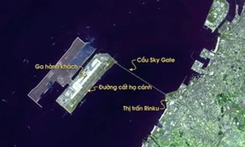 Vệ tinh NASA cung cấp hình ảnh 'chấn động' về công trình 'độc nhất vô nhị' của Nhật Bản