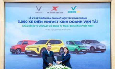 VinFast, GSM ký kết trang bị 3.000 ô tô điện với một đối tác