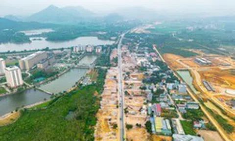 Thành phố giàu nhất miền Bắc đang làm tuyến đường rộng gấp gần 4 lần đường băng sân bay, nối Đại lộ đẹp nhất Việt Nam với tuyến cao tốc đi các tỉnh Tây Bắc