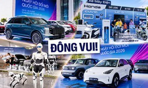 Khai mạc VIMS 2026: Khách đến từ trước giờ mở cửa, khu trưng bày và khu lái thử kín người tham quan