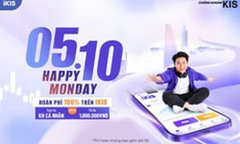 KIS tiếp tục hoàn 100% phí giao dịch iKIS đến cuối năm