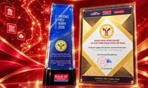 Agribank được vinh danh Top 10 Thương hiệu Doanh nghiệp Dẫn đầu Khu vực Kinh tế Nhà nước 2026