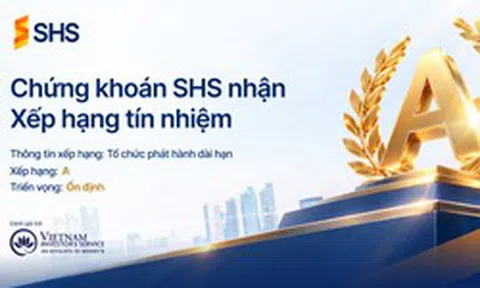 SHS năm thứ hai liên tiếp được VIS Rating xếp hạng A, củng cố nền tảng tăng trưởng