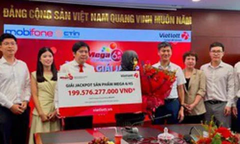 Từ 20.000 đồng, nữ khách hàng lập kỷ lục trúng thưởng Vietlott gần 200 tỷ đồng