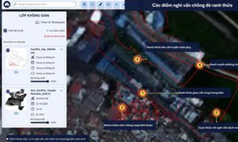 Ứng dụng công nghệ viễn thám và GeoAI: Đột phá làm sạch cơ sở dữ liệu đất đai