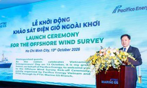 Pacifico Energy khởi động khảo sát điện gió ngoài khơi Việt Nam