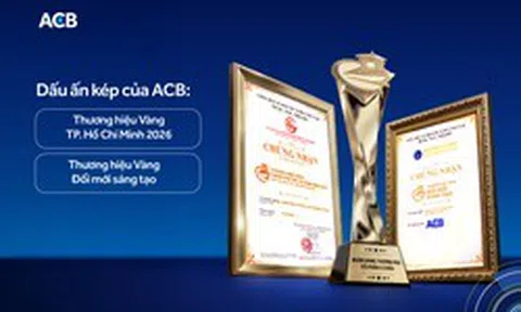 Từ gần 200 hồ sơ dự giải, ACB chinh phục hạng mục kép tại Thương hiệu Vàng TP.HCM 2026