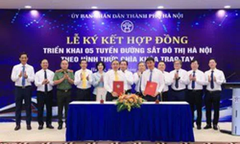 Vinhomes - SGC đầu tư gần 900.000 tỷ đồng xây dựng 5 tuyến Metro Hà Nội theo hình thức chìa khóa trao tay