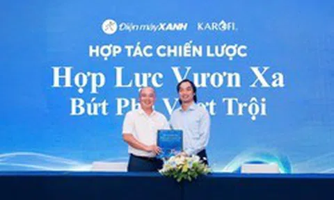 Karofi tiếp tục mở rộng hợp tác chiến lược cùng Điện Máy Xanh