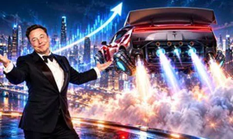 Siêu xe 'bay' Tesla Roadster gây tranh cãi, nghi dùng mô hình rỗng