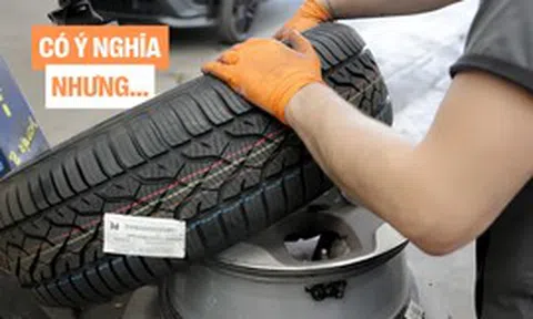 Bí mật dải màu xanh, đỏ, vàng trên lốp xe mới, không đơn giản chỉ có cho đẹp